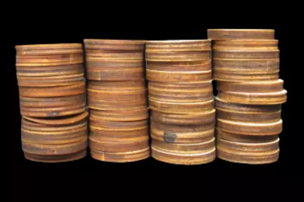 Refinery and Co Wood 4 In A Row Replacement Game Pieces Wooden Token Circles