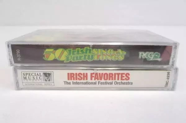 Irish Music Cassettes Lot of 2 Party Sing A Longs And Irish Favorites Sealed