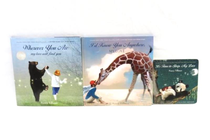 Lot of 3 Nancy Tillman Illustrated Books Love Hardcover Wherever You Are My Love