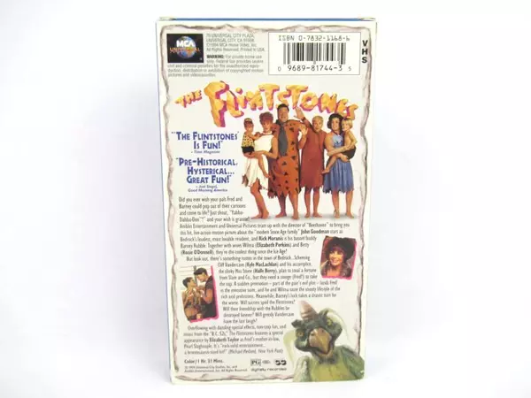 The Flintstones VHS 1994 Rosie O’Donnell John Goodman Rick Moranis