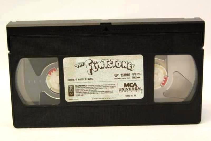 The Flintstones VHS 1994 Rosie O’Donnell John Goodman Rick Moranis