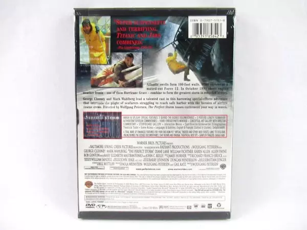 The Perfect Storm DVD 2000 Widescreen George Clooney, Mark Wahlberg Sealed