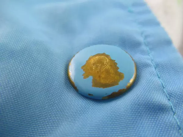 Vintage Haband For Her Windbreaker Jacket Women's Size Medium Blue Pockets