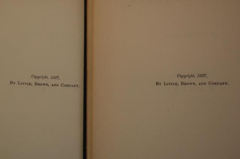 Lot of 2 Antique Les Misérables Books Vol III and V by Victor Hugo 1899 & 1901
