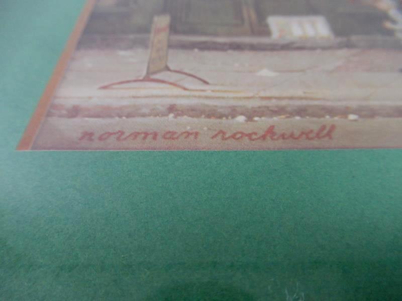 Framed Norman Rockwell Saturday Evening Post Cover April 4 1953