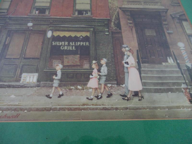 Framed Norman Rockwell Saturday Evening Post Cover April 4 1953