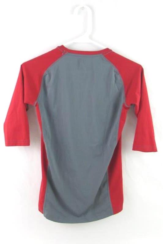 Eastbay The Authentic Sport Source Youth Baseball Tee Size YXL Grey Red