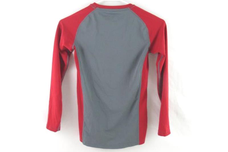Eastbay The Authentic Sport Source Youth Baseball Tee Size YL Grey Red