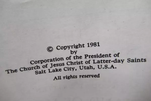 The Book of Mormon Another Testament of Jesus Christ 1981 Blue Softcover