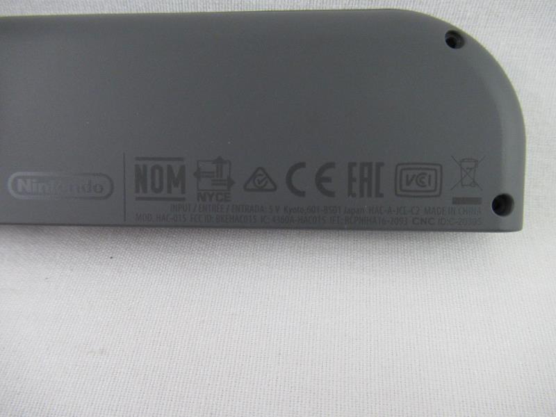 Lot of 3 Nintendo Switch End Grip Covers Grey Silicone Original Cases Only