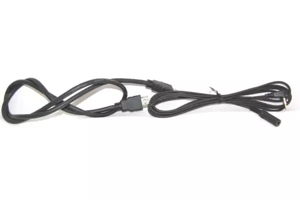 Lot of 8 Misc Cables USB HDMI Aux Extension Charging Black - Untested