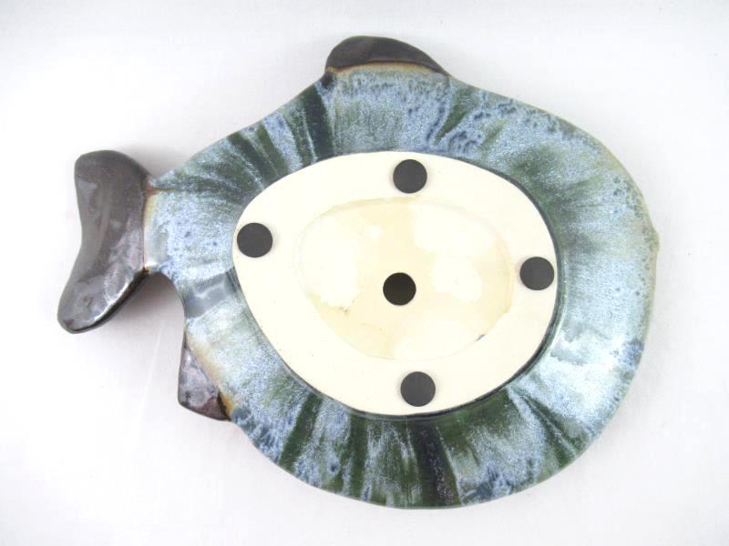 Ceramic Fish Tabletop Centerpiece With Space For Candle or Etc.
