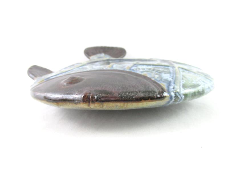 Ceramic Fish Tabletop Centerpiece With Space For Candle or Etc.