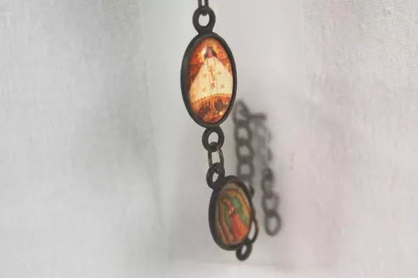 Aysha Religious Charm Bracelet Jesus Mary Saints Italy