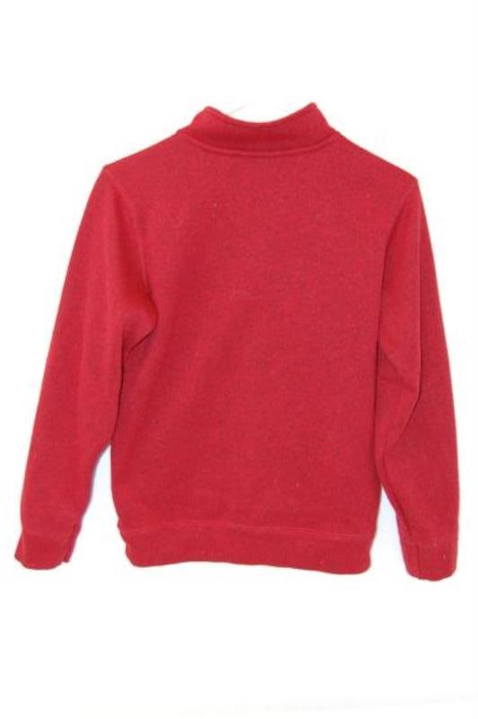 Arizona Jeans Co Boy's 1/2 Zip Sweater Red Size Large 14/16 Collared
