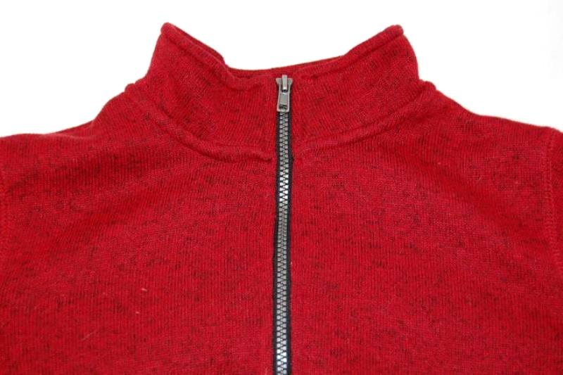 Arizona Jeans Co Boy's 1/2 Zip Sweater Red Size Large 14/16 Collared