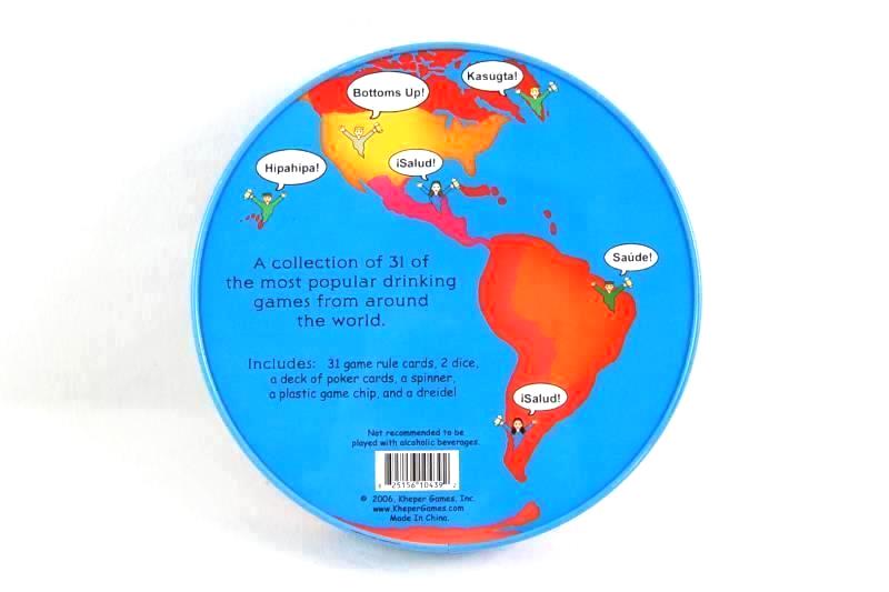 2006 Kheper Games Drinking Games From Around The World Tin Case