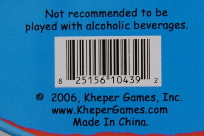 2006 Kheper Games Drinking Games From Around The World Tin Case