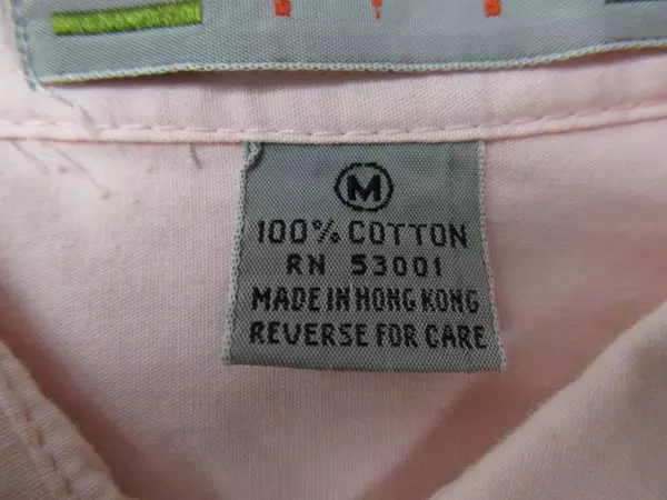 Vintage Ivy Full Button Front Collared Shirt Women's Size Medium Pink Pockets