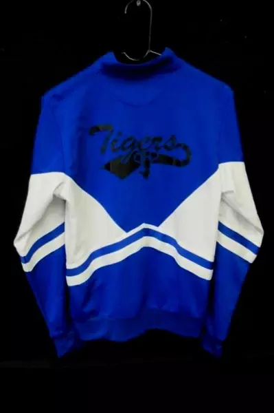Newberg Oregon NHS GTM Youth Cheer Jacket Size Large Blue High School