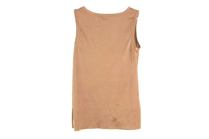 Curtain Call Costumes Sleeveless Top Children's Size CLA Metallic Brown Spandex