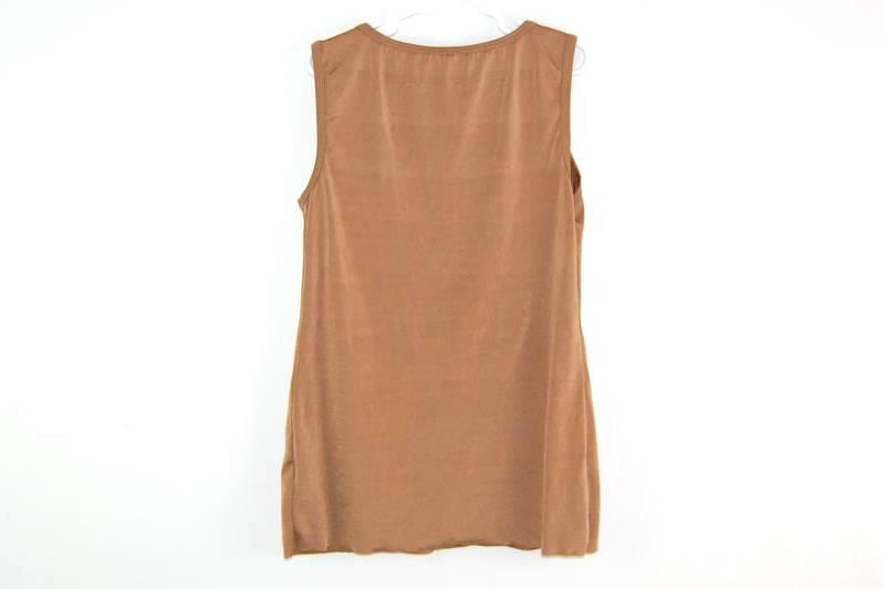 Curtain Call Costumes Sleeveless Top Children's Size CXL Metallic Brown Spandex
