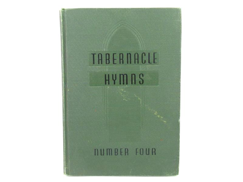 Tabernacle Hymns Number Four 1957 Hymnal Green Cover Book