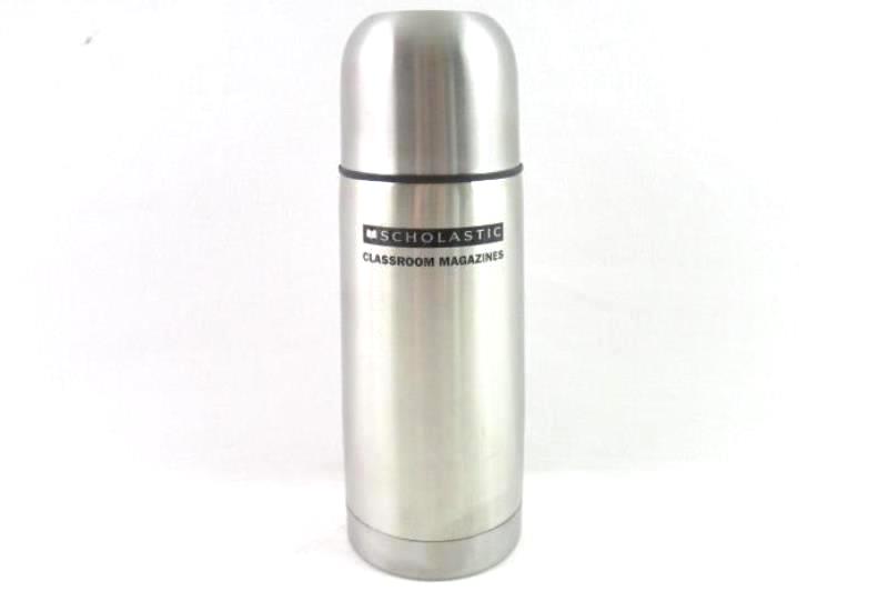 Scholastic Classroom Magazines Promotional Steel Vacuum Bullet Thermos with Case