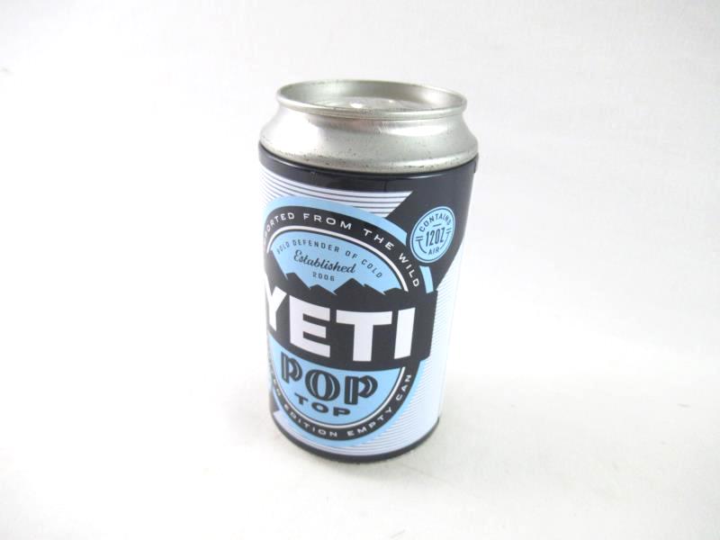 Yeti Limited Edition Empty Can Pop Top Stash Contains 12 Oz Air Aluminum