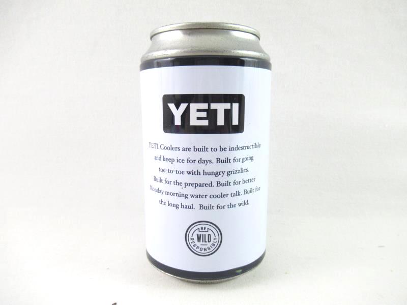 Yeti Limited Edition Empty Can Pop Top Stash Contains 12 Oz Air Aluminum