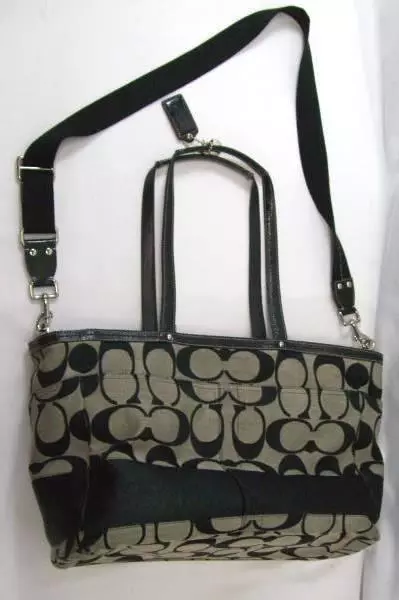 Coach Authentic Tote Baby Bag Multi Function Pockets Inside Outside Zip Pockets