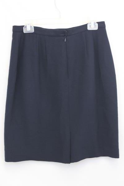 Women's Black Skirt Size 12 100% Acetate By Collectibles Casual Corners