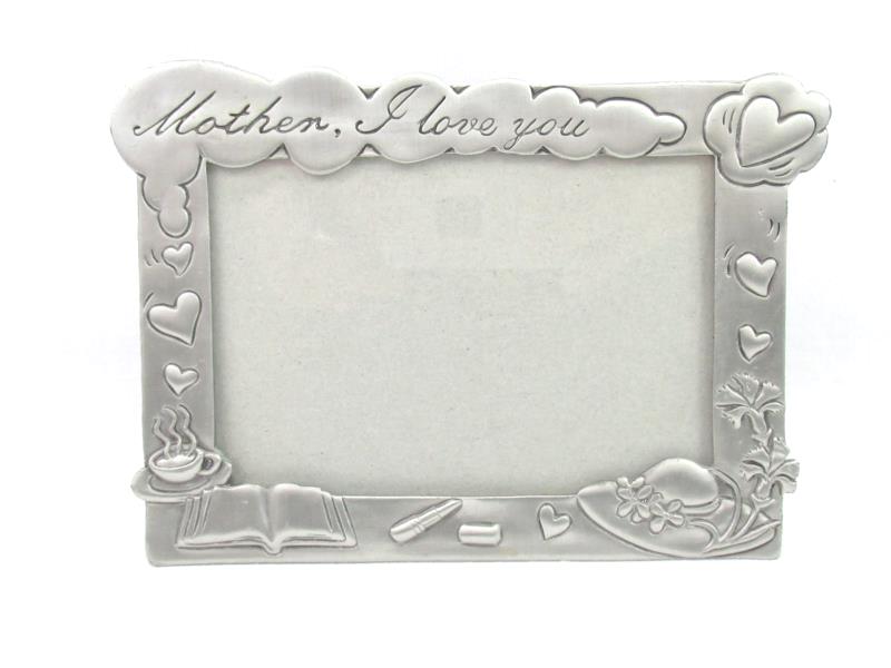 Lot of 3 Rear Loading Pewter Photo Frames Photo Size 3.5 x 5 And 2.25 x 2