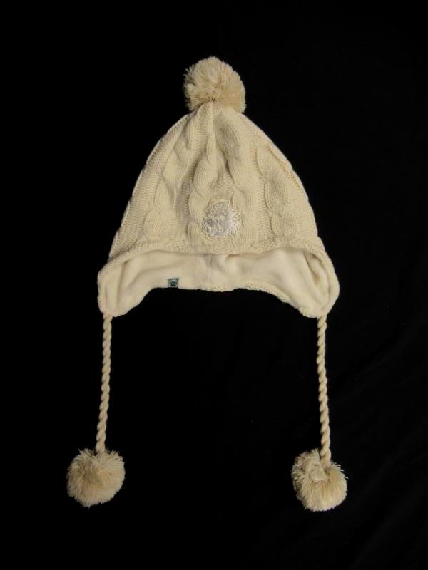 Top Of The World OSU Oregon State Beavers Knit Sherpa Cap Acrylic Ivory