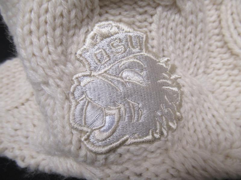 Top Of The World OSU Oregon State Beavers Knit Sherpa Cap Acrylic Ivory