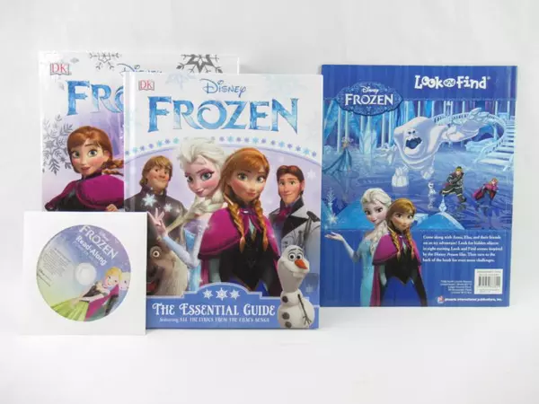 Lot Of 2 Walt Disney's Frozen Books The Essential Collection Look and Find