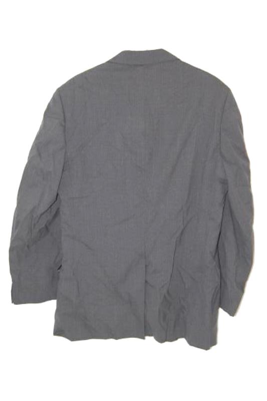 Hickey Freeman Nordstrom Suit Jacket Grey Plaid Men's Size 42L Pockets