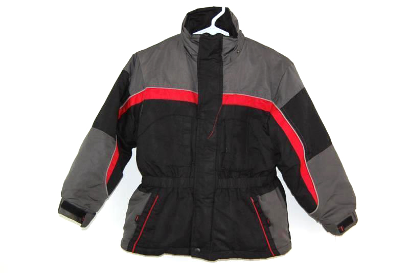 Big Chill Technical Outerwear Kid's Winter Jacket Size Small 5 6 Red Grey