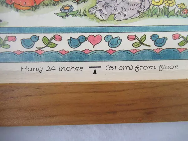 Vintage 1980s Lucy & Me Teddy Bear Growth Chart Scaling New Heights by Lucy Rigg