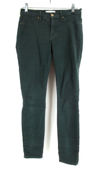 HENRY & BELLE Emerald Green Super Skinny Stretch Ankle Jeans Women's Sz 27