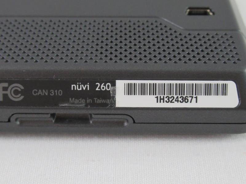 Garmin Nuvi 260 Portable GPS Charger Bean Bag Mount Black Bundle Tested Works