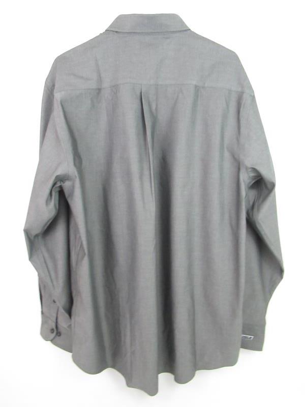 Red House Grey Button Down Shirt Men's Size XL 100% Cotton No Iron