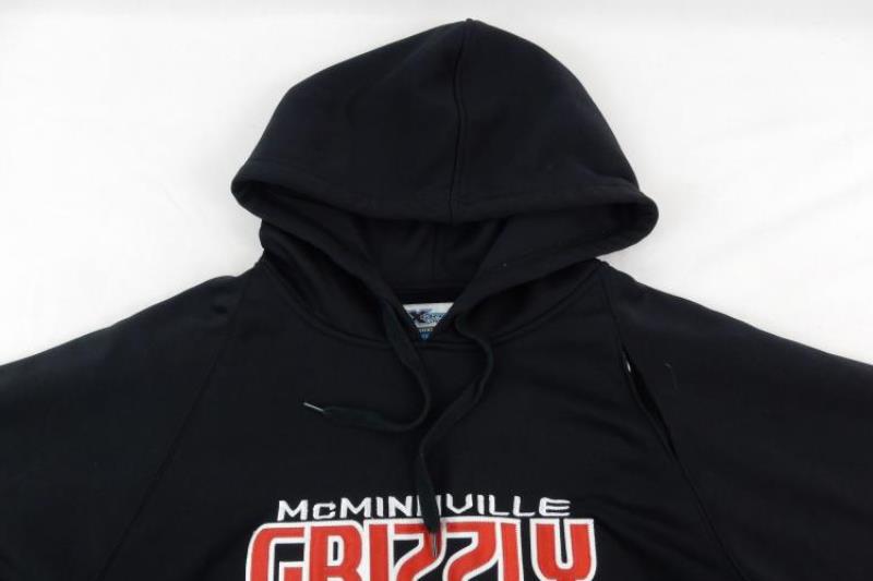 McMinnville Grizzlies Dance Sweatshirt Women's Small Black Oregon Hood Pocket
