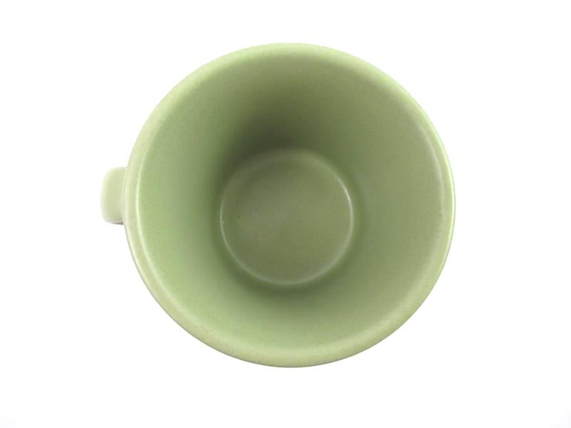 Lot of 4 Ceramic Designpac Espresso Cups Olive Green