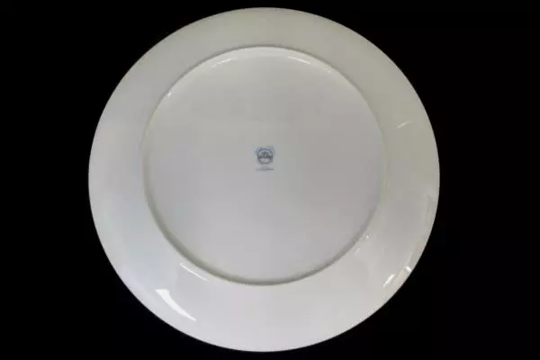 Set of 4 Royal Song #5442 Remembrance Platinum Pink Roses Dinner Plate 10.5" Dia