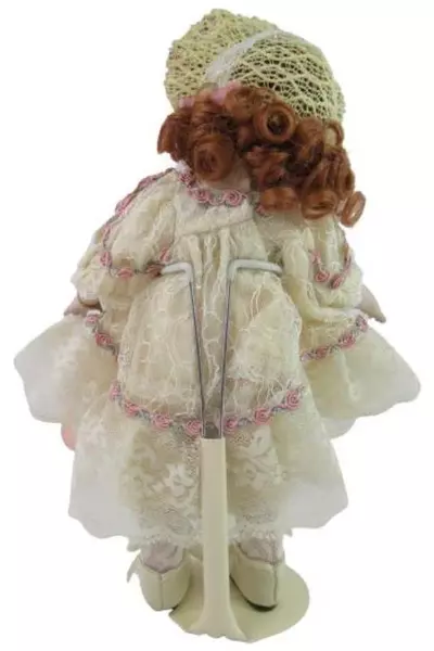 Franklin Heirloom LE Heather Porcelain Doll E6079 Signed 24K Gold with COA