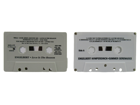 2 Engelbert Humperdinck Cassette Tapes Love is the Reason Summer Serenades