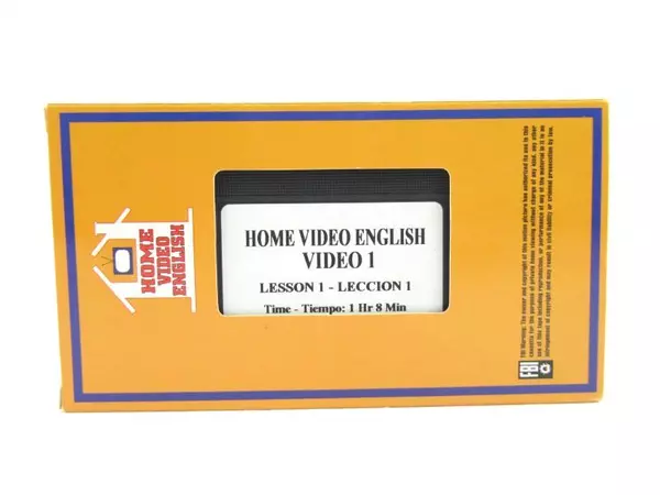 Home Video English VHS 24 Tapes Learning Language Lessons