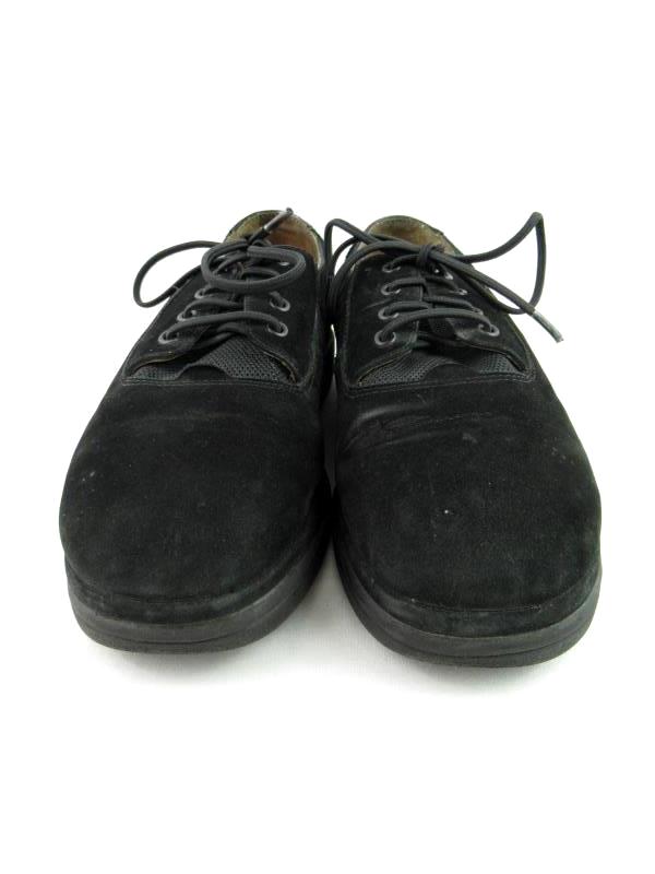 SoftSpots All Day Comfort Suede Oxfords Black Women's Size 6.5 WW Lace Up