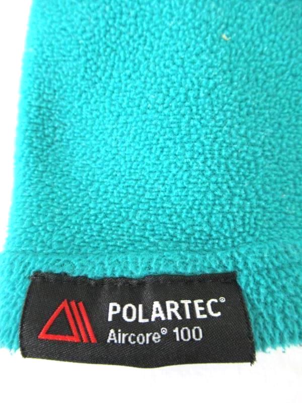Lands' End Pullover Top Fleece Teal Women's XS/P Polartec Aircore 100
